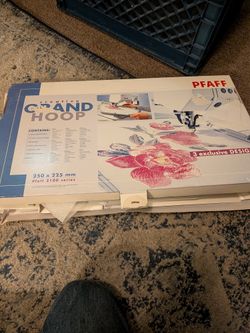 New Pfaff Creative Grand Hoop For Embroidery