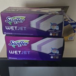 Swifter wet jet pads