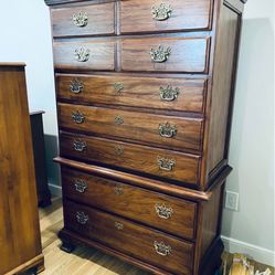 Vintage Drawer Dresser Solid Wood  