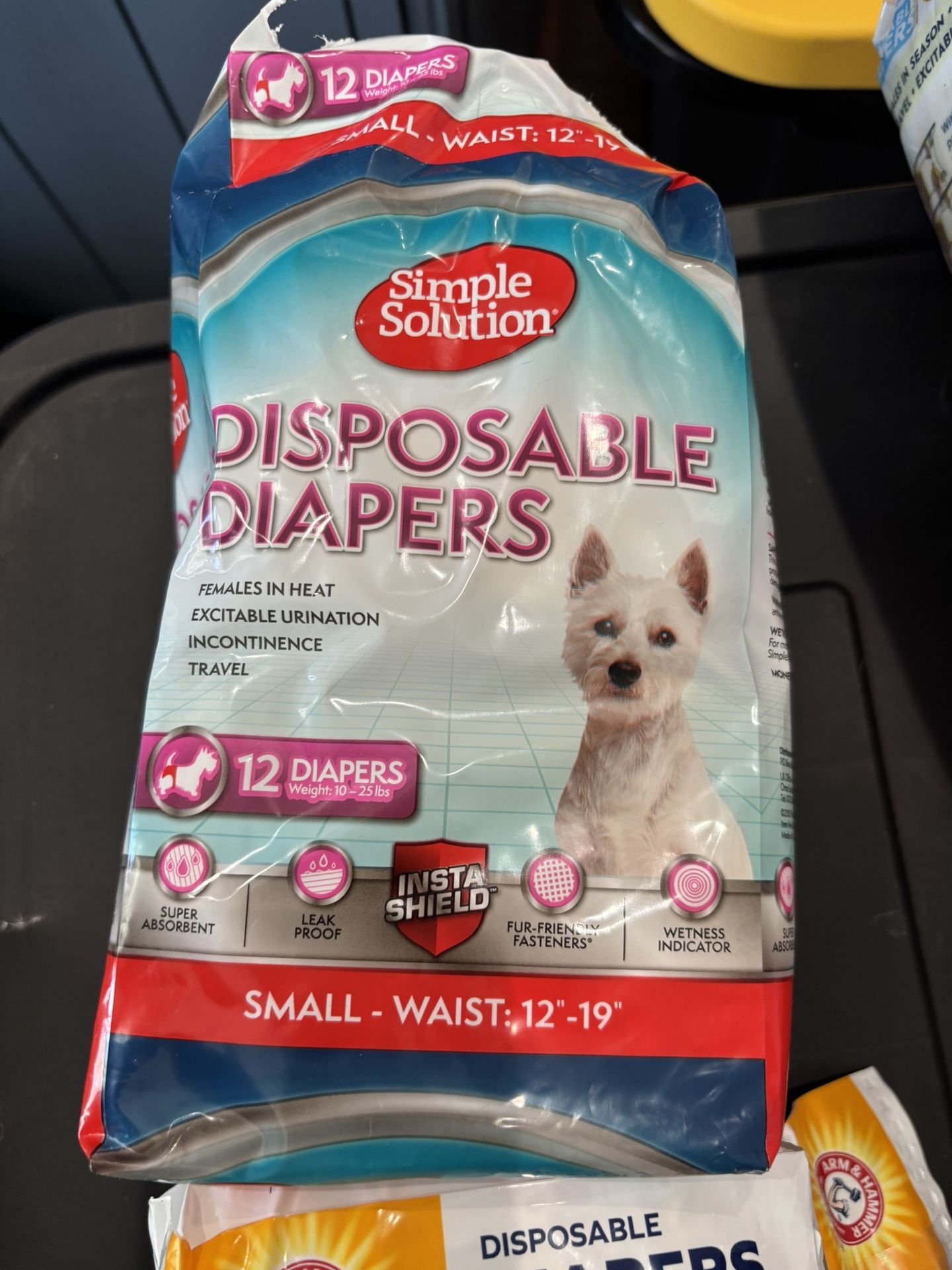 Small Dog Diapers – 2 Packs for $2