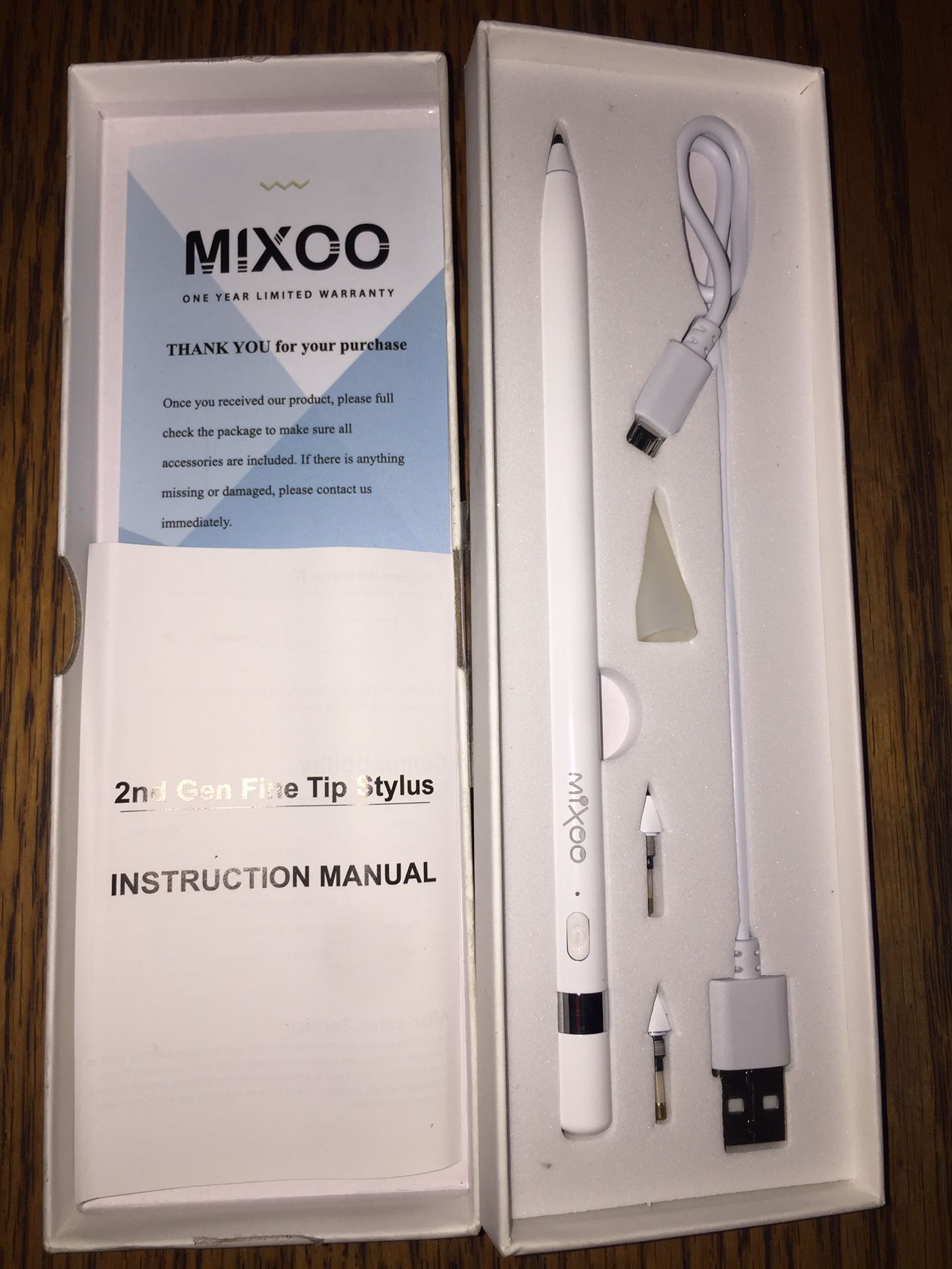 Mixoo iPad stylus with palm rejection