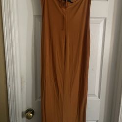 Long Brown Dress
