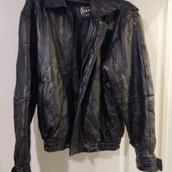 Good Quality Gino Heavy Leather Jacket (Decent Condition)