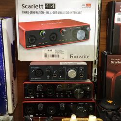 Scarlett Audio Interface 