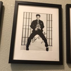 Elvis Presley Jail House Rock Signed Framed & Matted