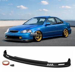 For 96-98 Honda Civic EK JDM Mugen Style Polyurethane Front Bumper Lip Spoiler