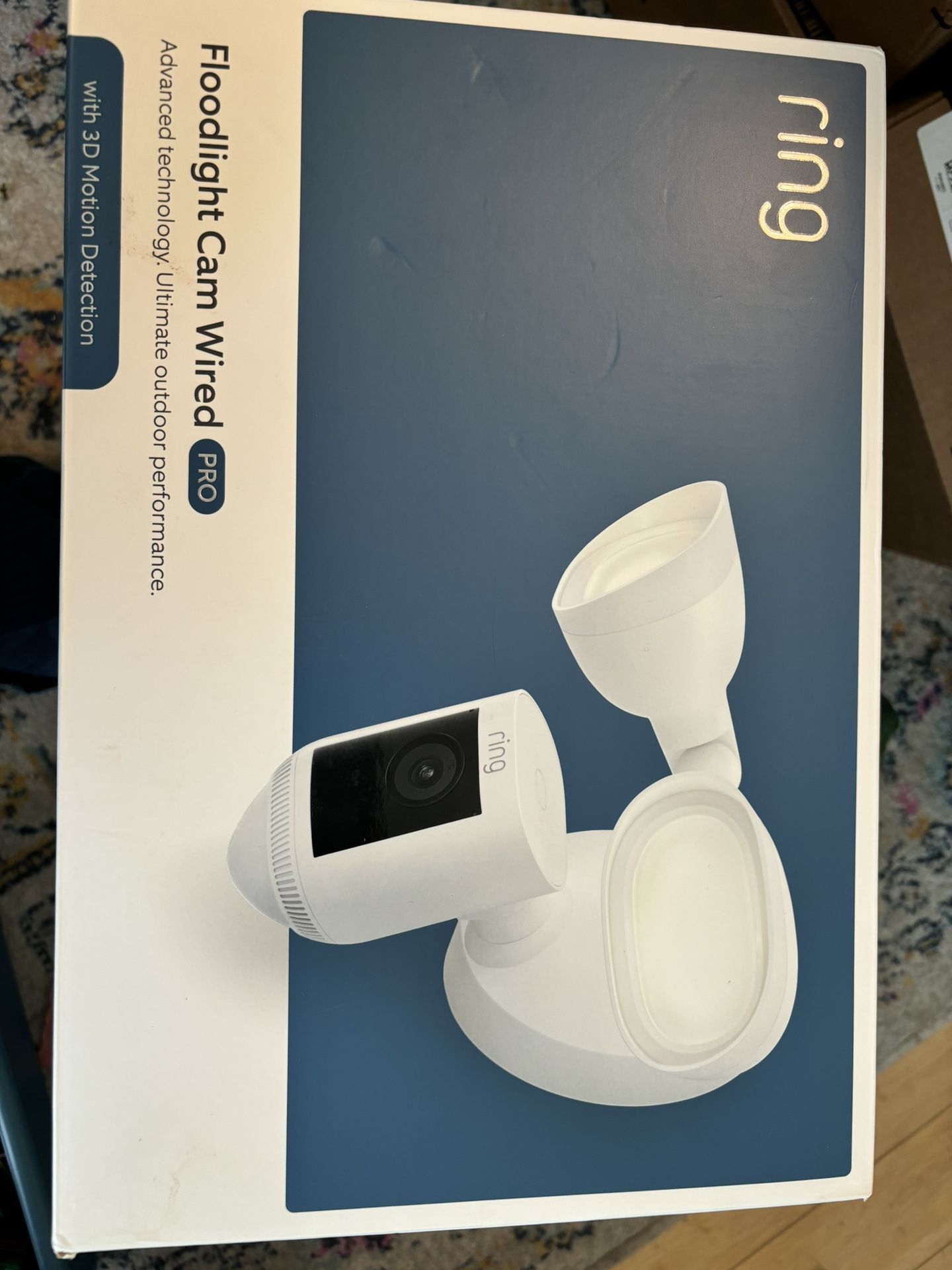 Ring Floodlight Cam Wired New