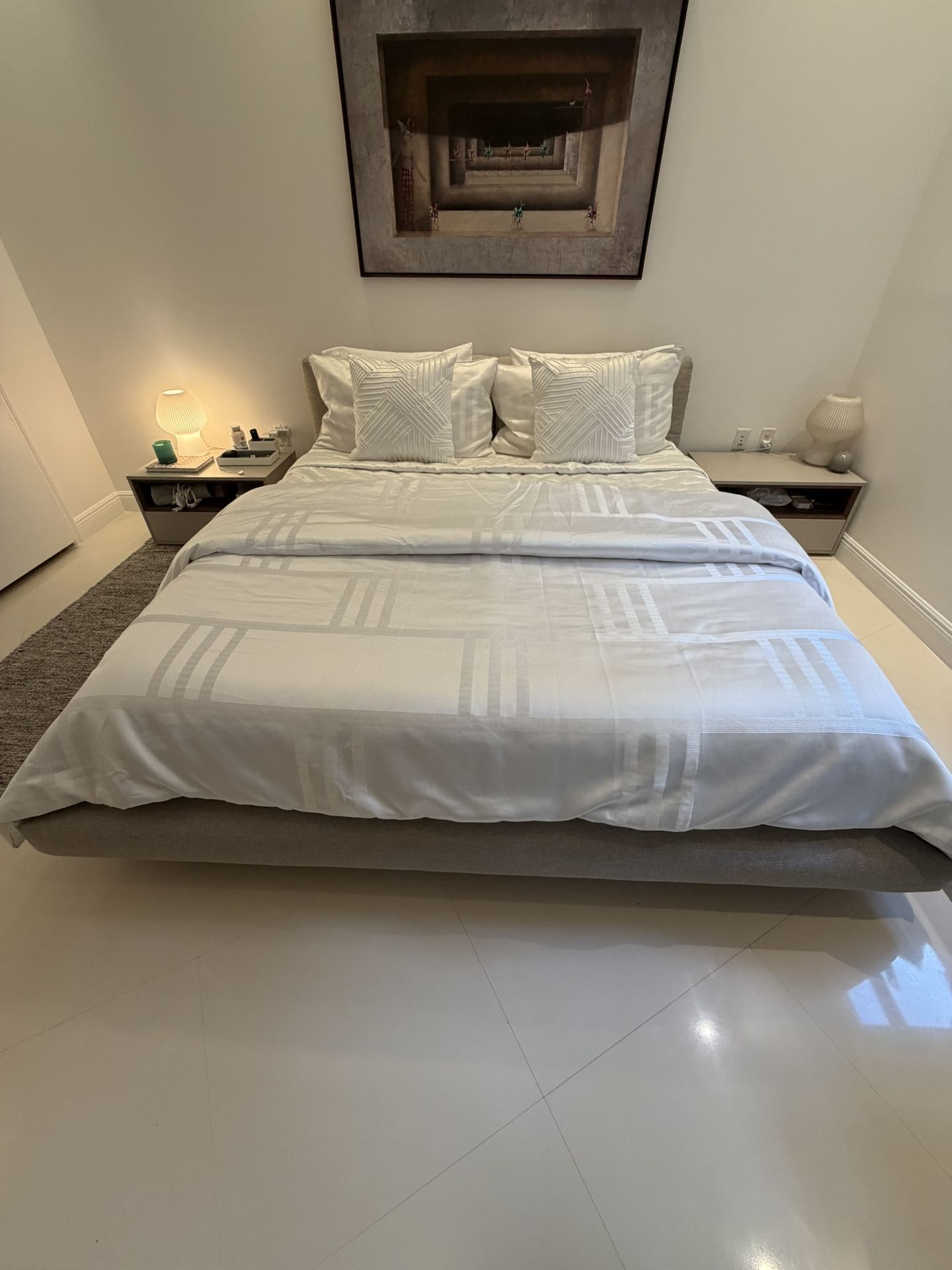 Modloft Calais King Bed Frame And Mattress