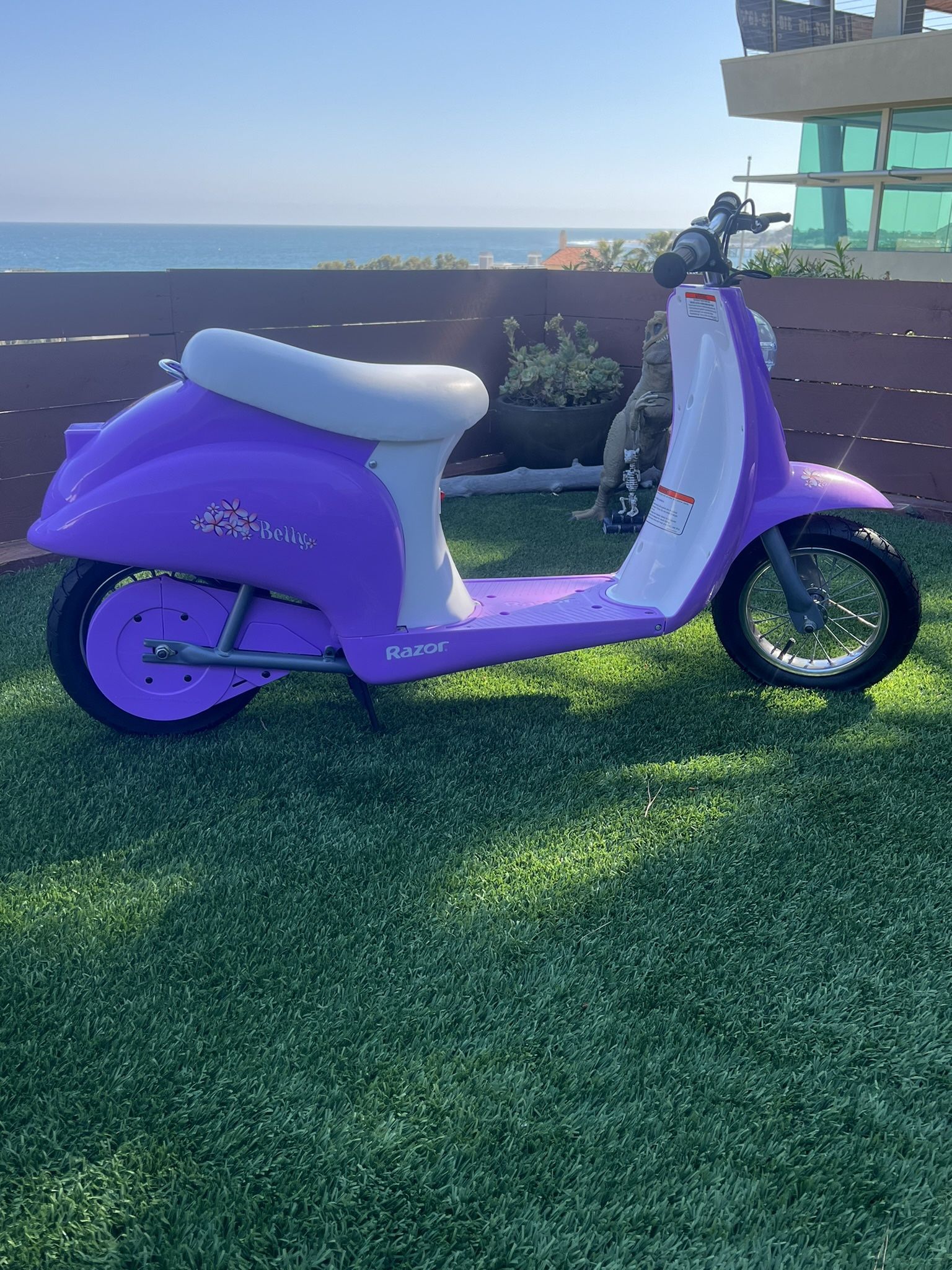 Razor Pocket Mod Miniature Euro-Style Electric Scooter - Betty Purple