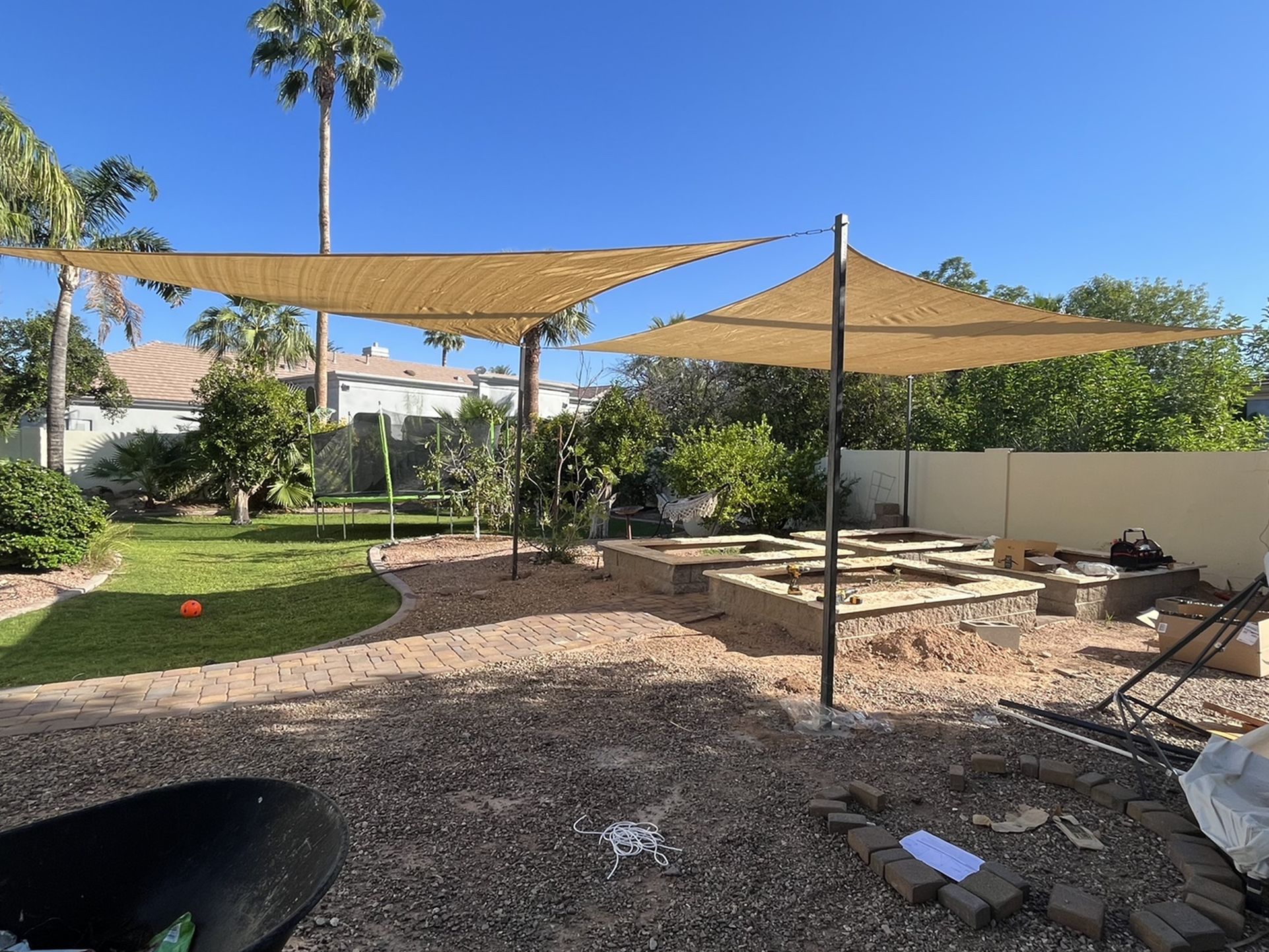 Shade sails