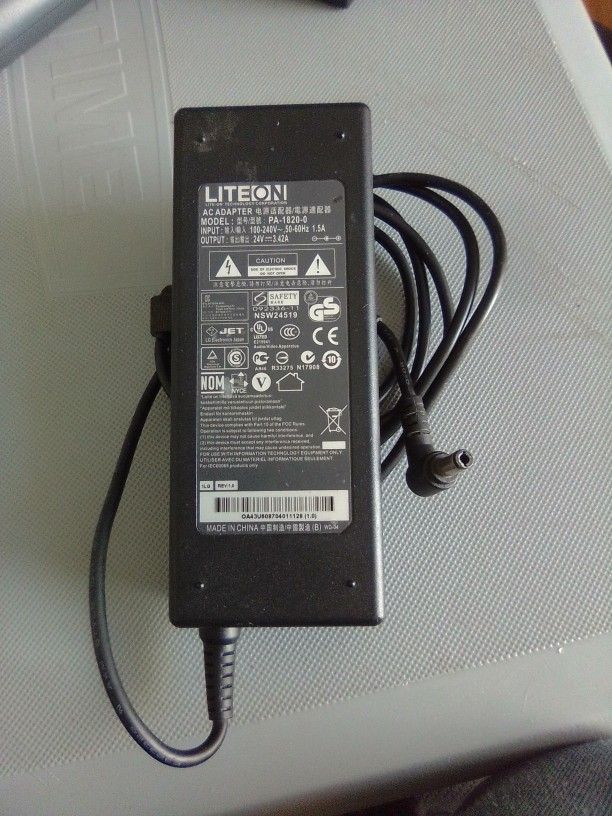 Laptop Power Adapter, Liteon PA-1820-0 AC Adapter 24V 3.42A Power Supply 82W