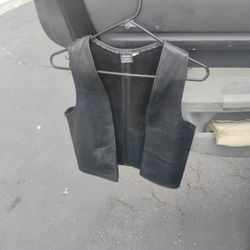 Leather Bar Vest 