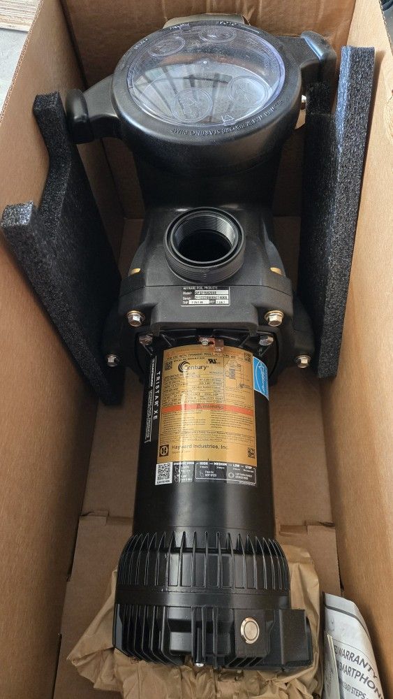 (NEW)Hayward - W3SP3215X20 TriStar Single Speed Up-Rated 2HP Pool Pump, 115V/230V