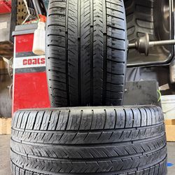 2 MICHELIN TIRES 245/40/18 FREE MOUNT AND BALANCE