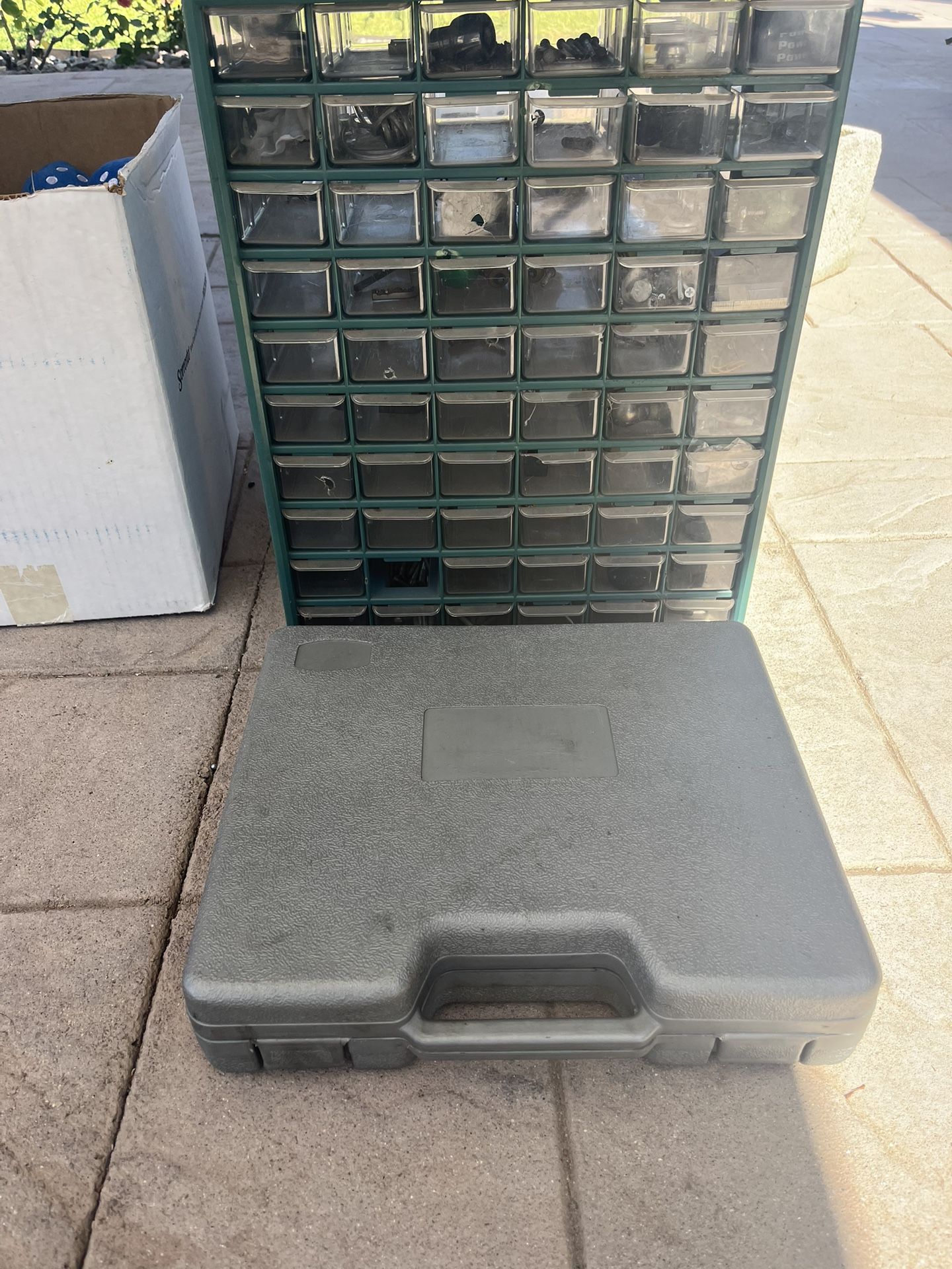 Tool Box And Screw Tool Organizer