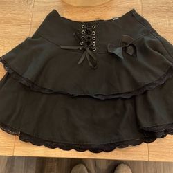 Black Gothic Skirt