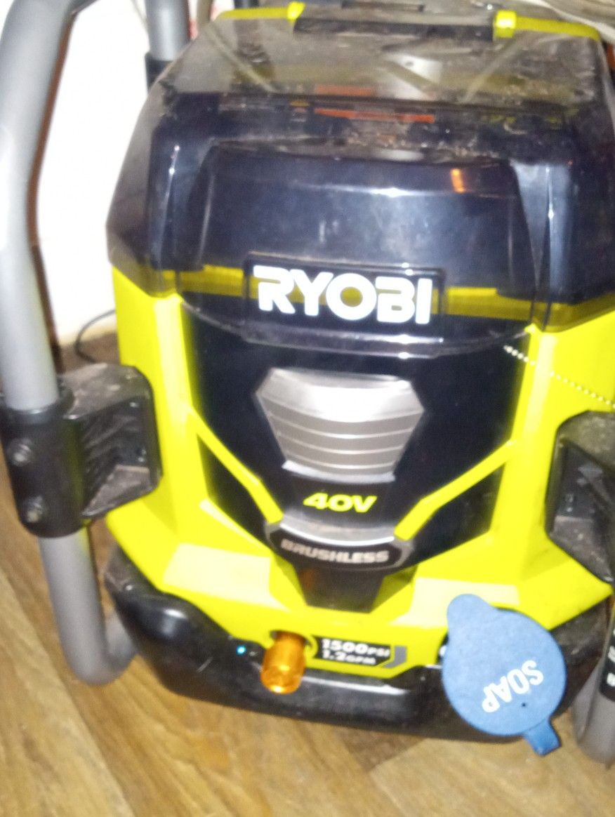 Ryobi 1500 Psi ,Battery Operated Pressure Washer 