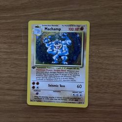 1st Edition Holographic Machamp