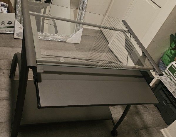 Glass Desk