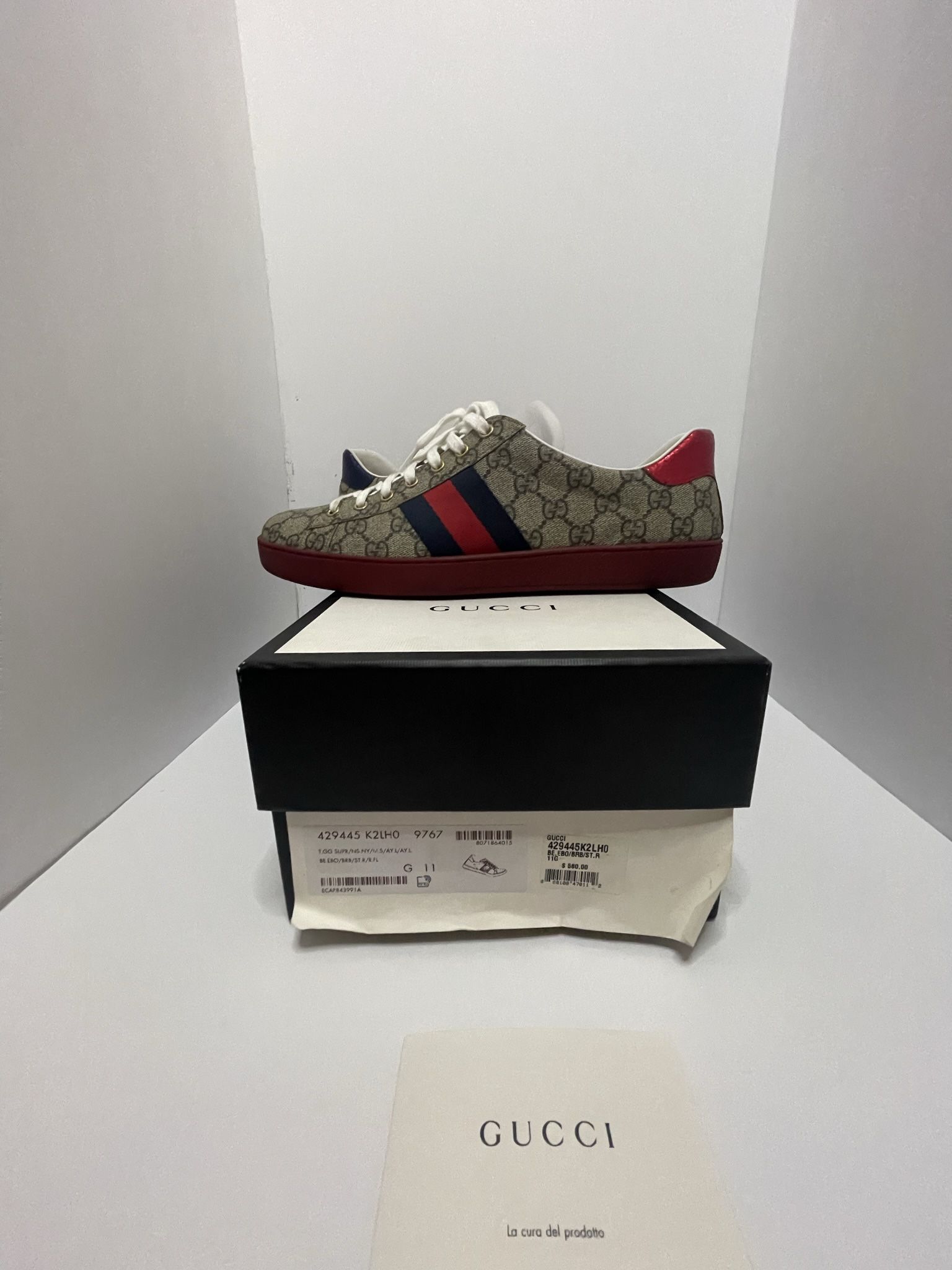 Gucci Ace GG Supreme Us12