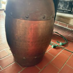 COPPER RIVETED DRUM TABLE FRONTGATE