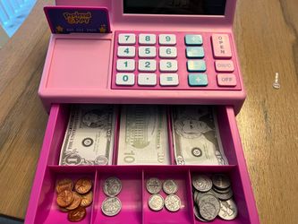 Learning Resources Cash Register with play money