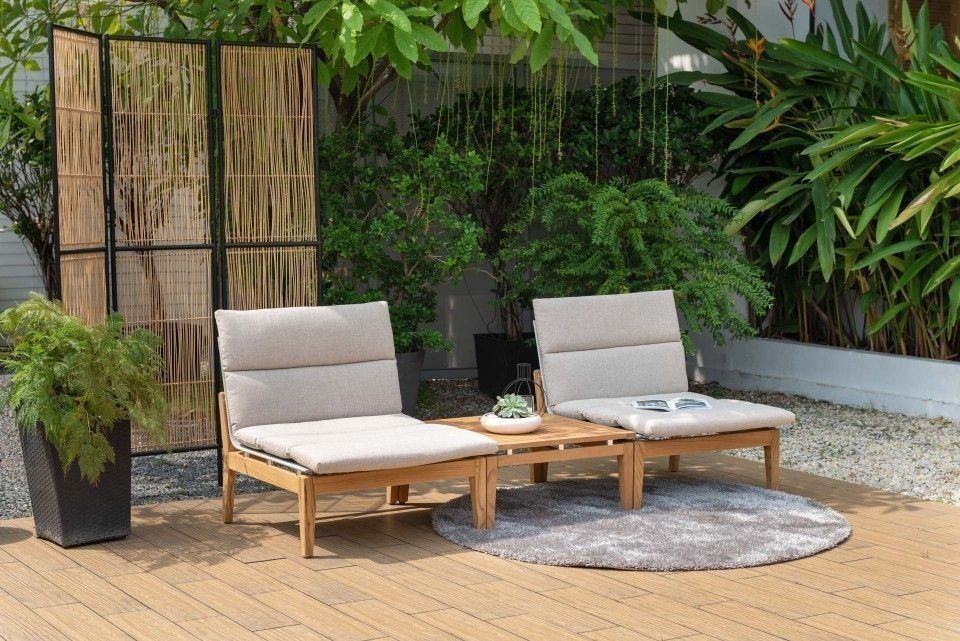 BRAND NEW 3 Piece Seating Set Furniture Outdoor & Patio, 100% FSC Certified Teak Wood
Sofa Set