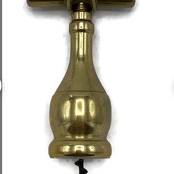 vintage Italian brass corkscrew in the shape of a Chianti bottle.  It