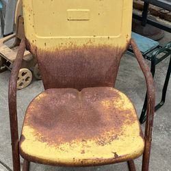 Mid-Century Metal Chair