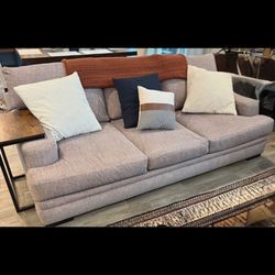 Oversized Grey Couch 