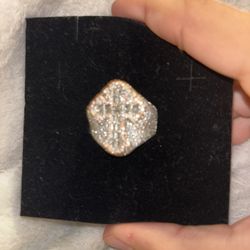 Anillo De Cruz Vvs 