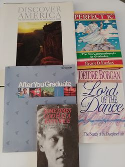 Bulk Books - Discover America, After You Graduate, Sometimes God Has A Kid's Face, Lord Of The Dance, The Ten Commandments for Graduates.