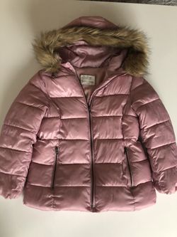 Zara pink winter jacket