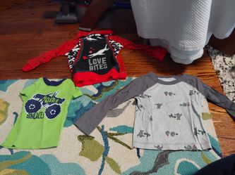 Lot of 3T toddler monster shirts