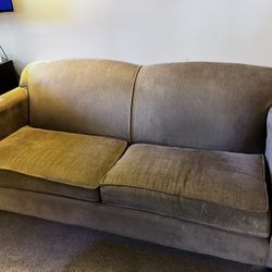 Free 80 Inch Taupe Couch
