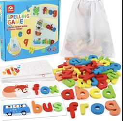 Alphabet Wooden Education Early Learning English 