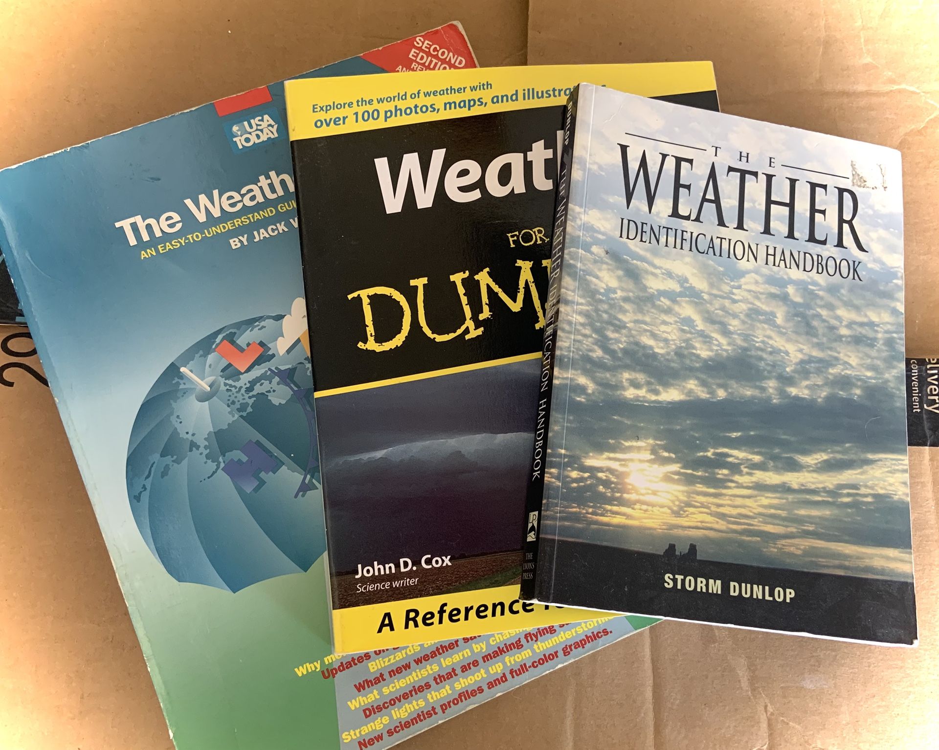 Weather Books; Lot of 3