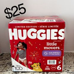 Huggies little movers size 6