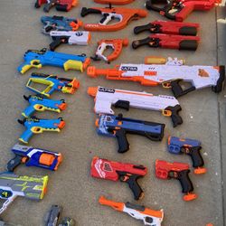 Huge Nerf Gun Bundle ( Read Description )