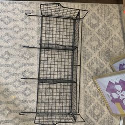 Wall Shelf With Hooks