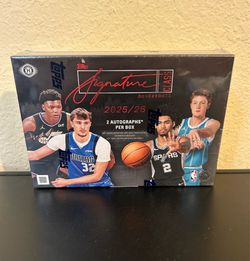 Topps 2025-26 NBA Signature Class Basketball Hobby Box