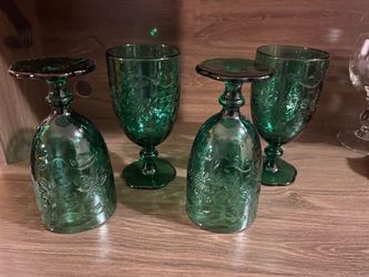 Princess house 4 pc glasses