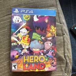 Hero Land Knowble Edition (PS4/Playstation 4) BRAND NEW Sealed 