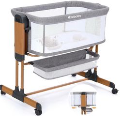 Ezebaby Baby Bassinet with Storage Basket