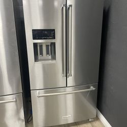 KitchenAid stainless steel French door refrigerator   3L