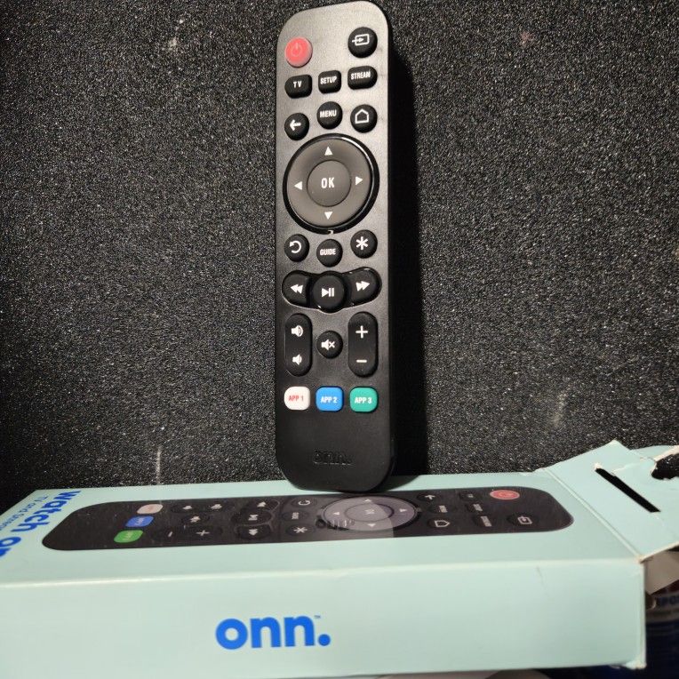 Onn Universal 3 Device Programable Remote For TV / Streaming / Soundbar