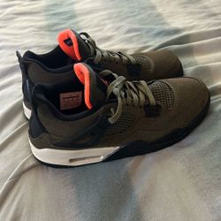 Olive Jordan 4s Size 11