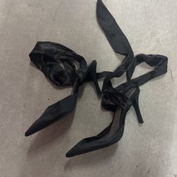 Nine West Satin High Heeled Shoes 6 1/2