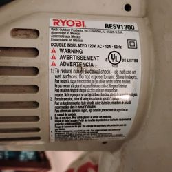 Ryobi Leaf Blower Vac And Mulcher