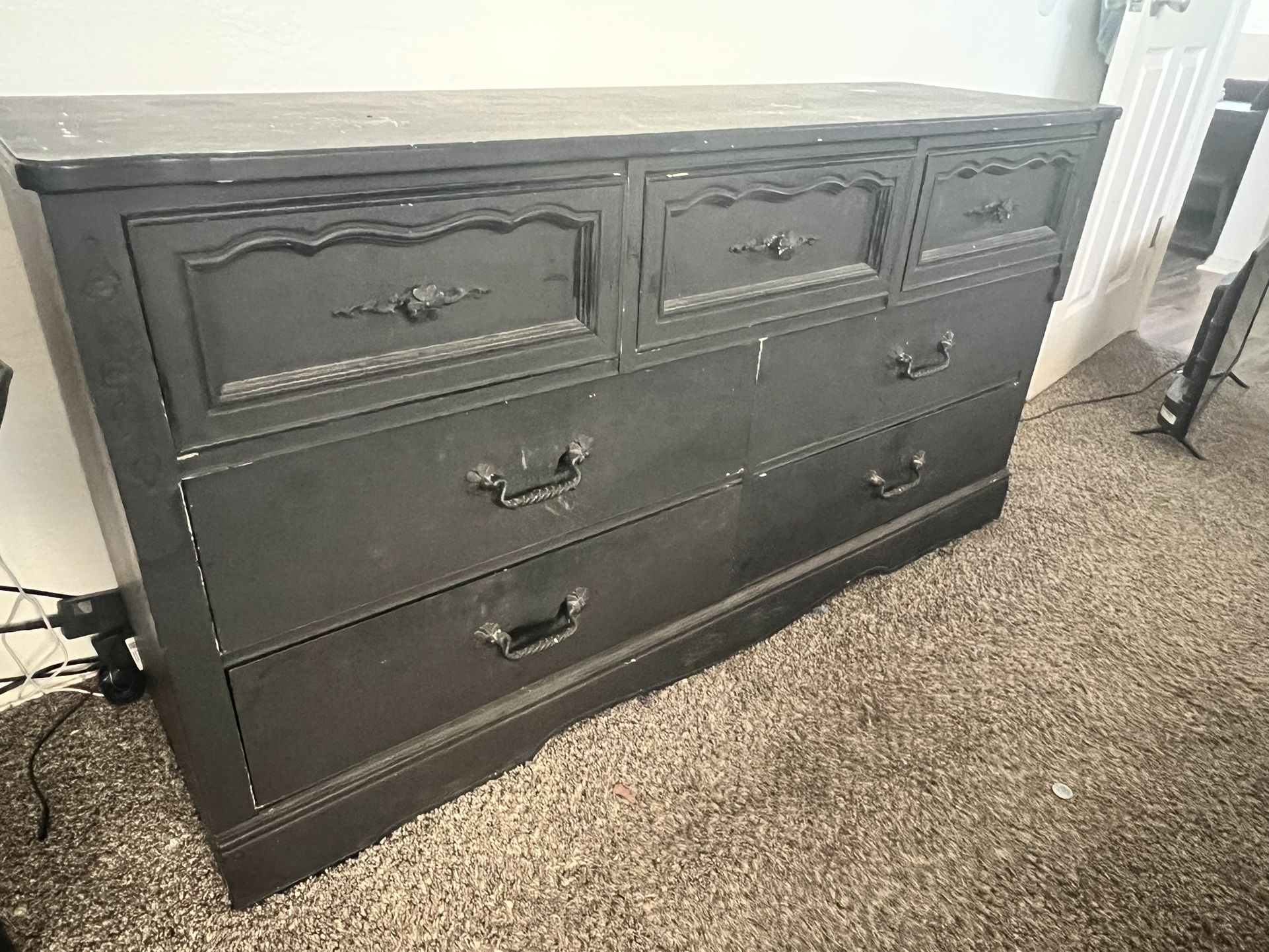 Dresser and Two Nightstands 